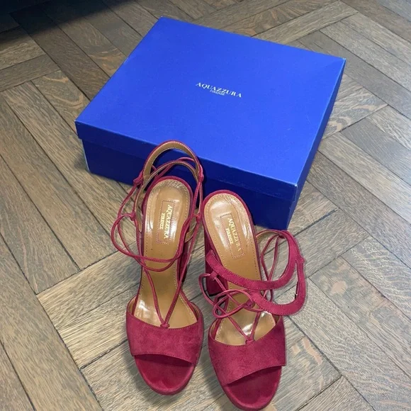 Aquazzura Austin plateau sandals 140 mm - Picture 3 of 11